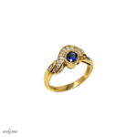 Anello Zaffiro Anni 80