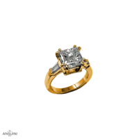 Solitario Princess e Baguette - immagine 2