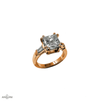 Solitario Princess e Baguette - immagine 3
