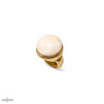 Anello Corallo Rosa Anni 90