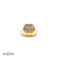 Anello Sigillo Smussato con Ape
